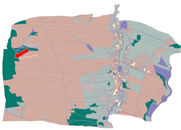 Katastrální mapa Pertoltice pod Ralskem