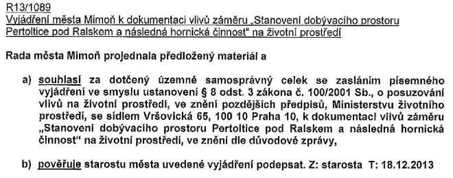 Mimoň