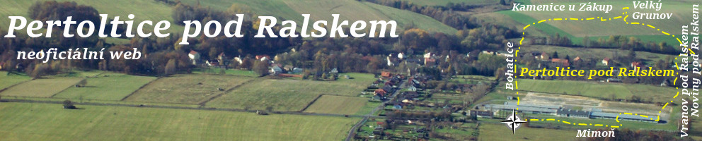 Pertoltice pod Ralskem / neoficiální web